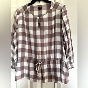 Lee checkered women’s shirt size 1x HOST PICK!